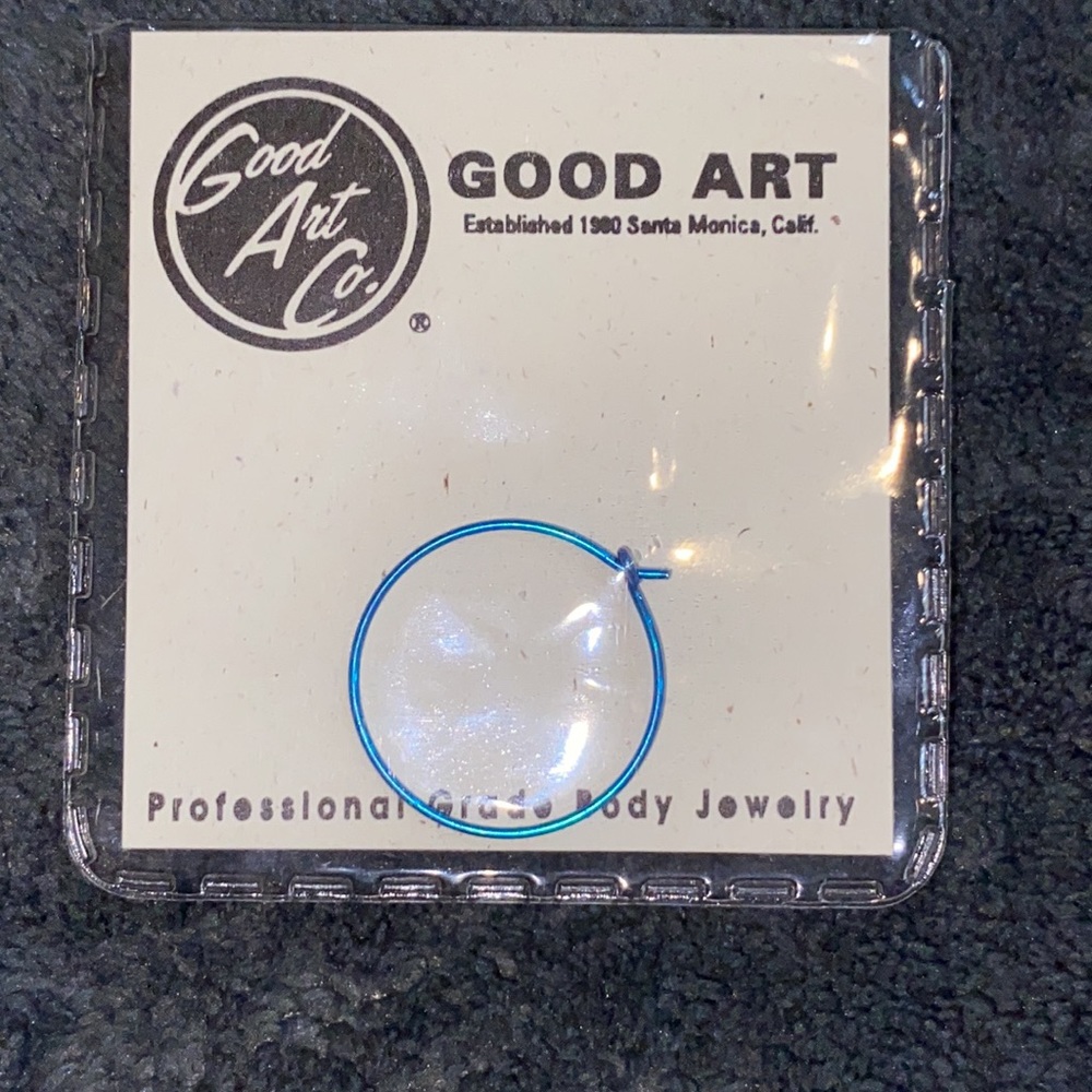 20 gauge Niobium Hoops by Good Art Co